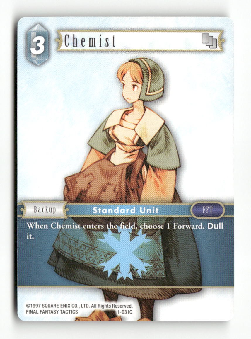 Chemist (Female Unit) 1-031C Common Opus I Final Fantasy Near Mint