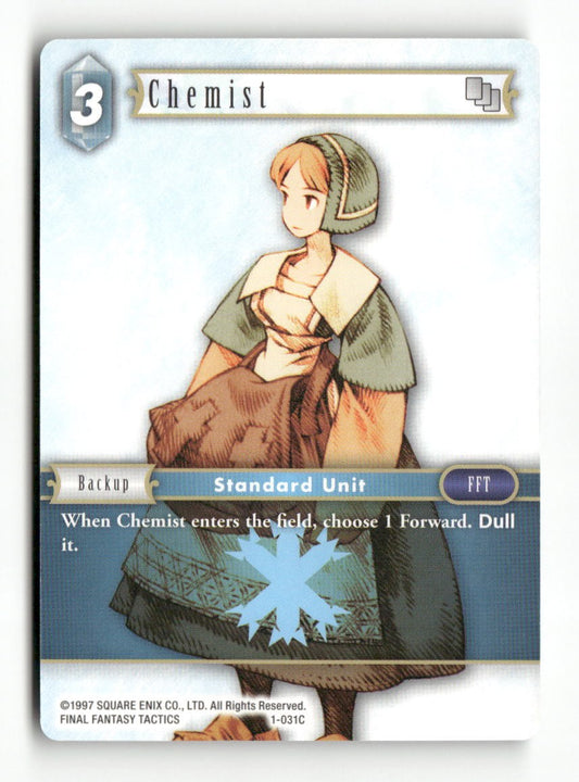 Chemist (Female Unit) 1-031C Common Opus I Final Fantasy Near Mint
