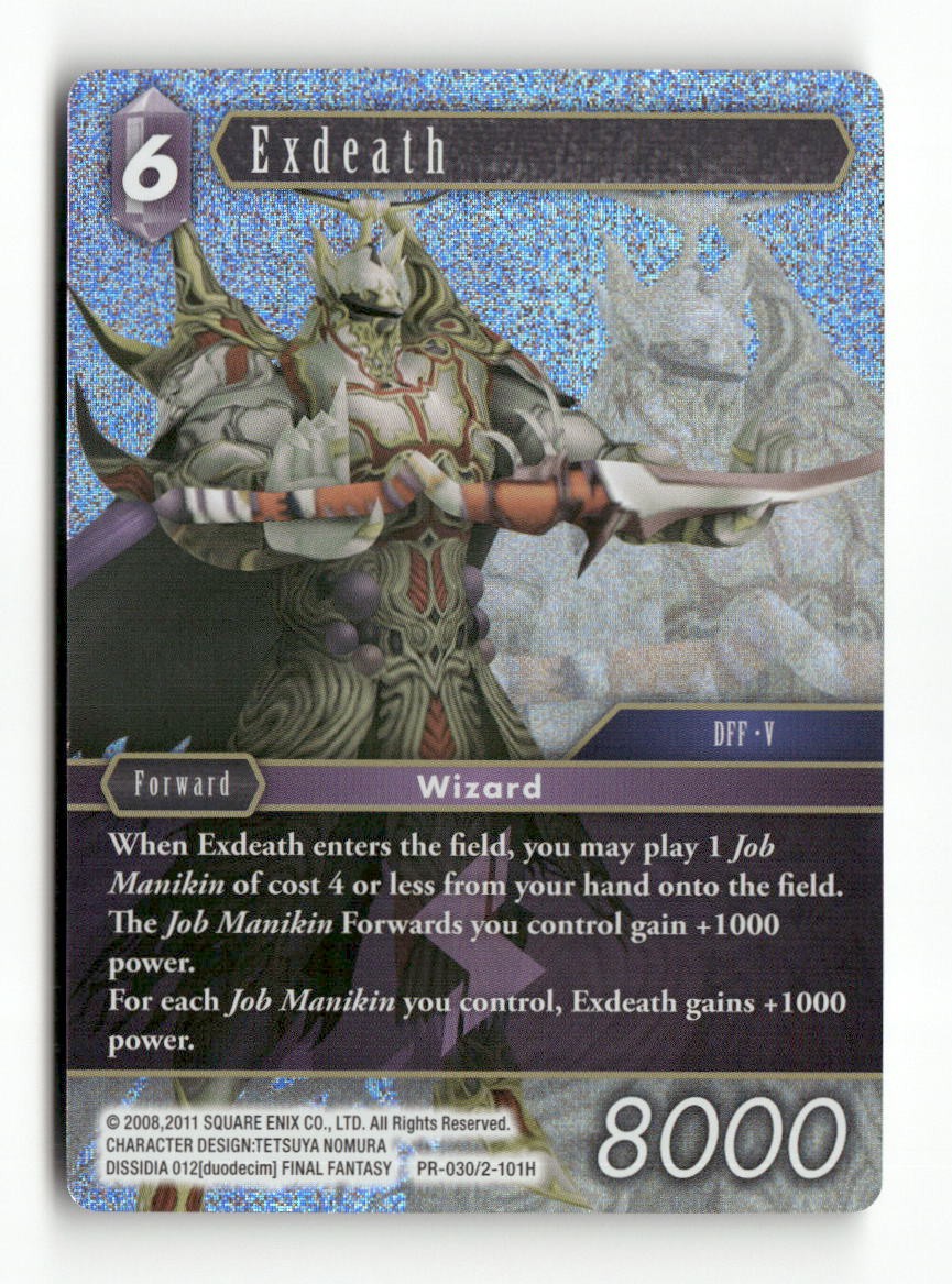 Exdeath PR-030/2-101H Promo FF: Promo Cards Final Fantasy Foil Near Mint