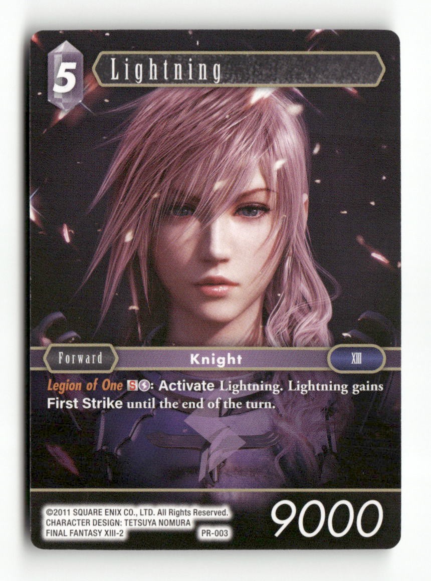 Lightning PR-003 Promo FF: Promo Cards Final Fantasy Near Mint