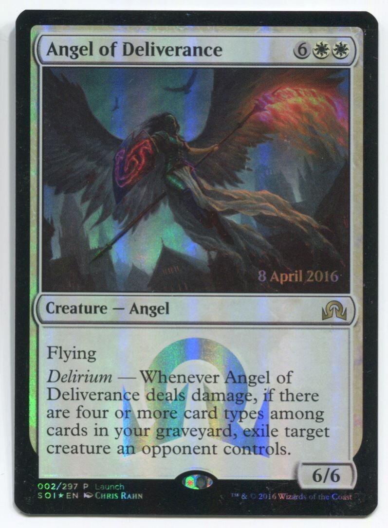 MTG Magic SOI Angel of Deliverance 8 April 2016 Foil #2 Near Mint