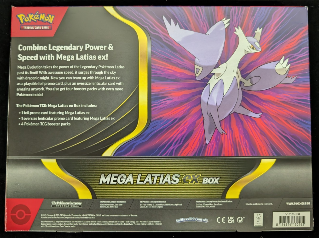 Mega Latias EX Box Pokemon TCG NEW SEALED