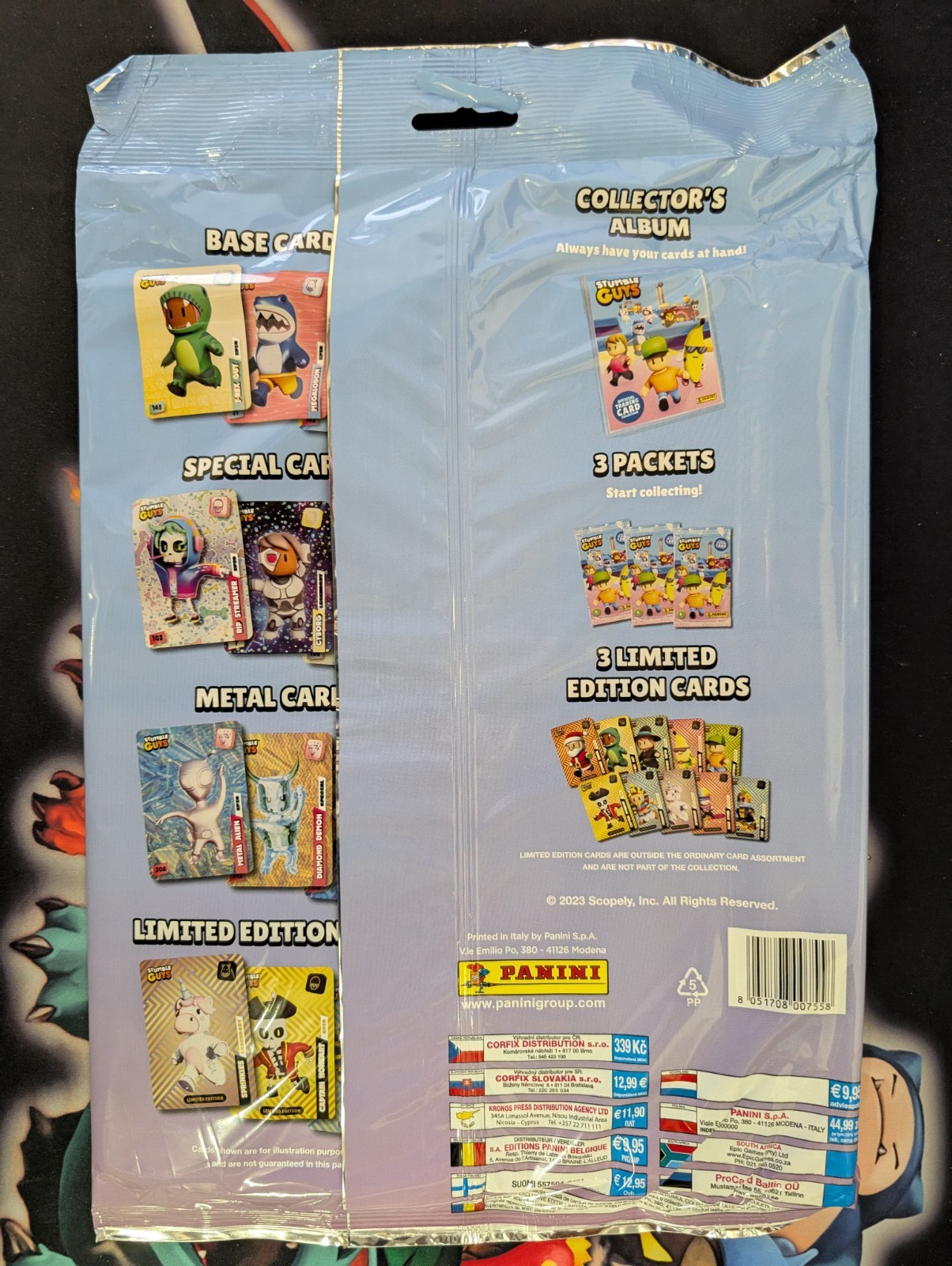 Panini Stumble Guys Trading Card Collection Starter Pack Album