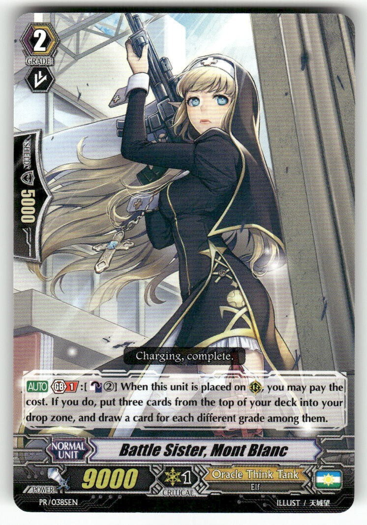 Cardfight Vanguard Battle Sister, Mont Blanc #PR/0385EN PR
