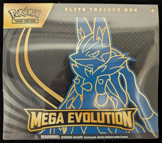 Elite Trainer Box ETB Mega Evolution Mega Lucario Artwork Pokemon TCG SEALED