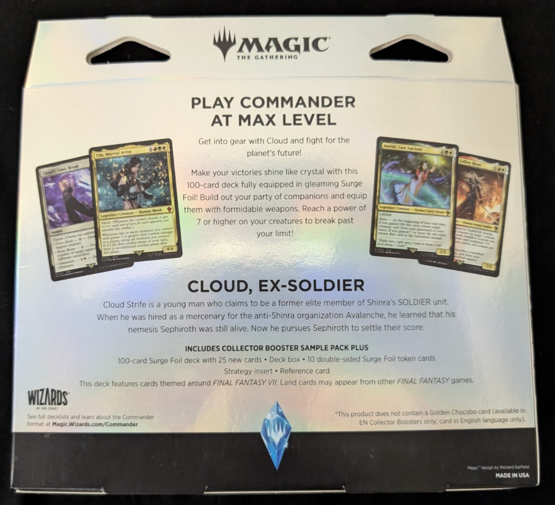MTG Magic The Gathering Final Fantasy Collector Commander Deck Bundle NEW SEALED