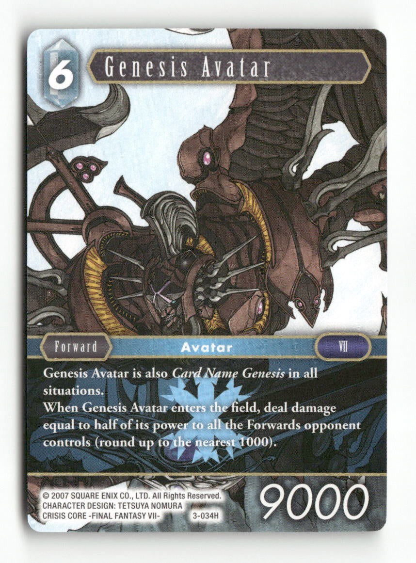 Genesis Avatar 3-034H Hero Opus III Final Fantasy Near Mint