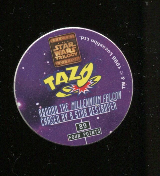 Tazo Star Wars Aboard The Millenium Falcon Chased By A Star Destroyer #89
