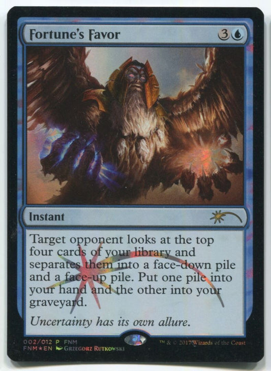 MTG Magic 2017 FNM Fortune's Favor Foil #2 Near Mint