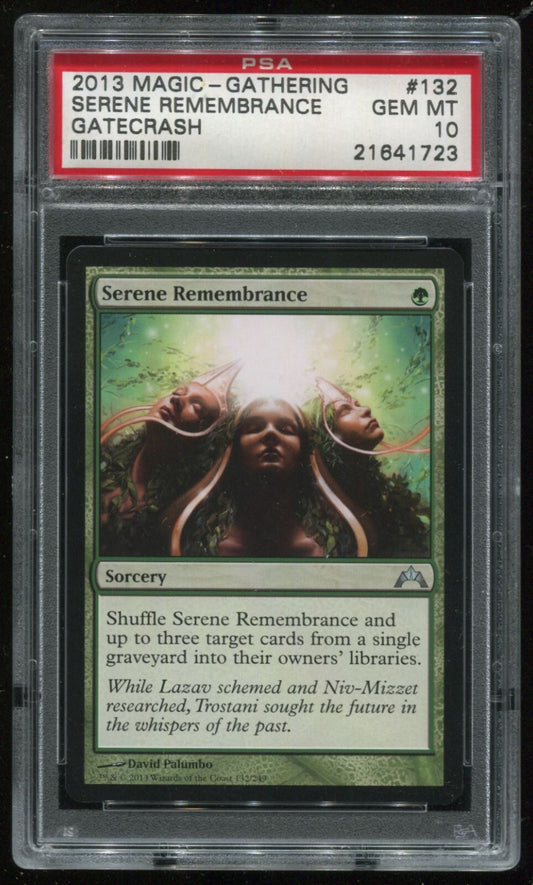 MTG Magic 2013 Gatecrash Serene Remembrance #132 PSA 10 Gem Mint