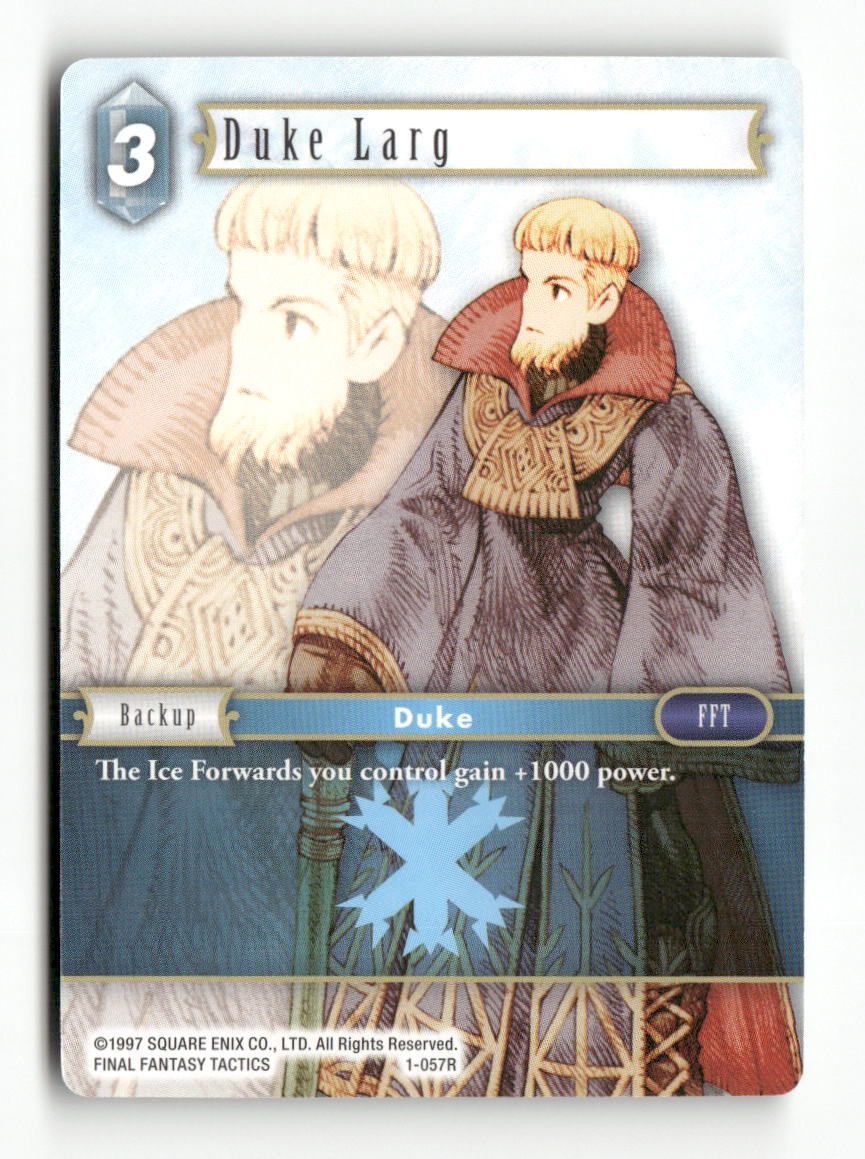 Duke Larg 1-057R Rare Opus I Final Fantasy Near Mint