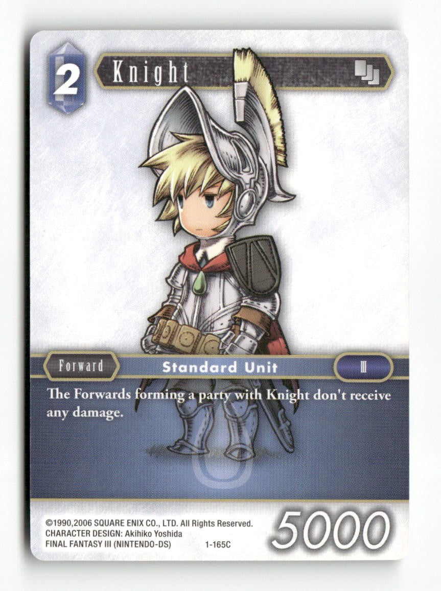 Knight (Ingus) 1-165C Common Opus I Final Fantasy Near Mint