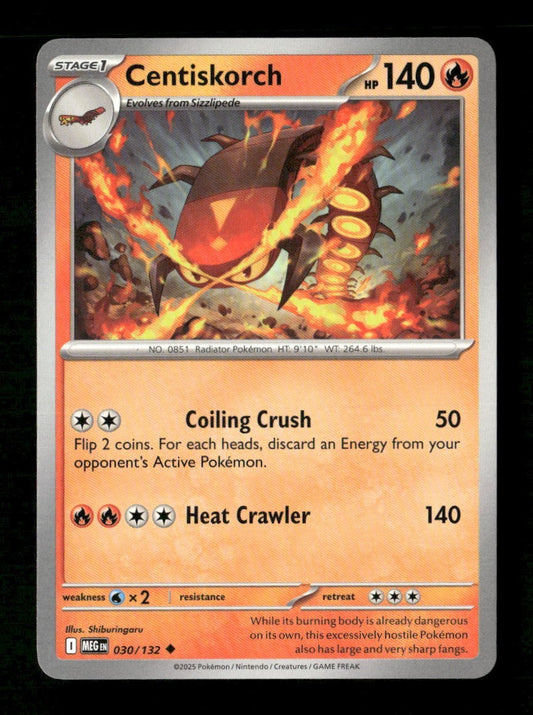 Centiskorch #030/132 Normal Pokemon Mega Evolution