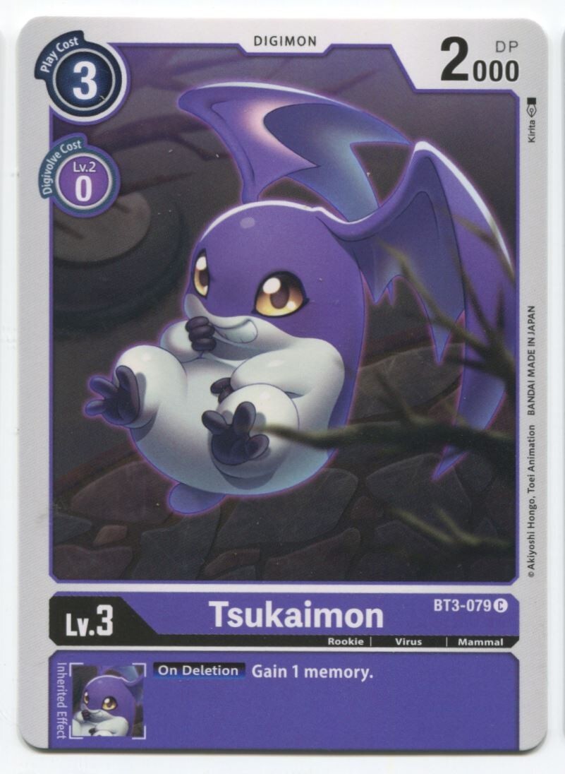 Digimon Card Game Tsukaimon #BT3-079 C Near Mint