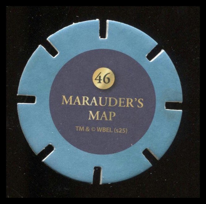 Coles Harry Potter Magical Discs Marauder's Map #46