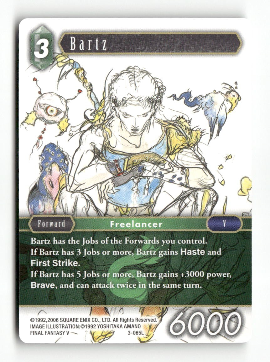 Bartz 3-065L Legend Opus III Final Fantasy Near Mint
