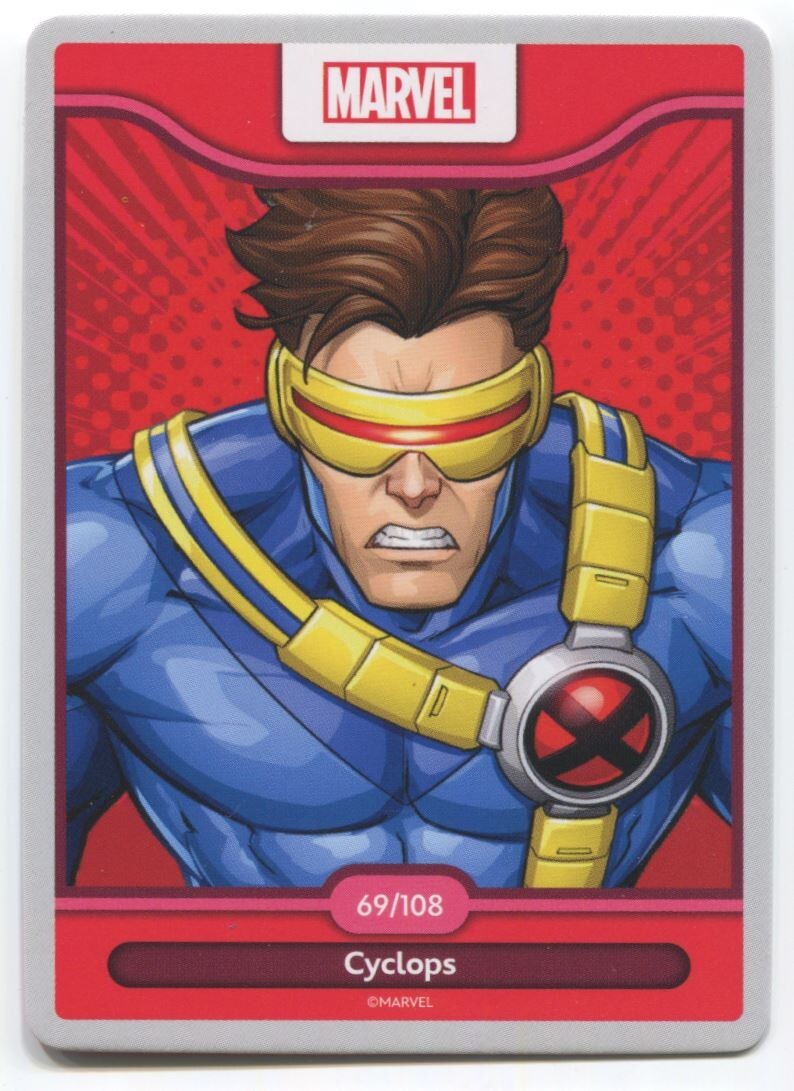 Worlds of Wonder Marvel Cyclops #69 Near Mint