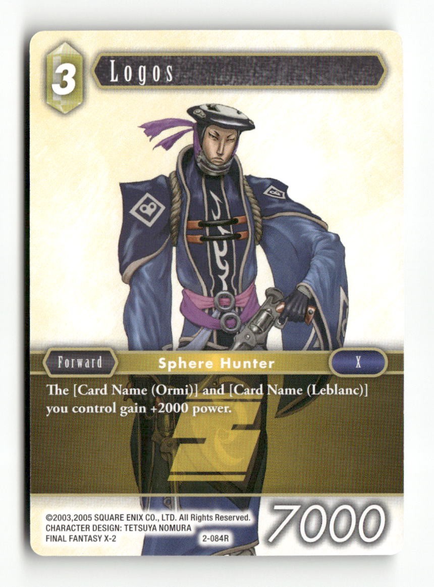 Logos 2-084R Rare Opus II Final Fantasy Near Mint