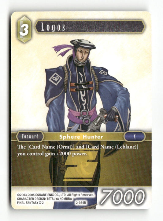 Logos 2-084R Rare Opus II Final Fantasy Near Mint