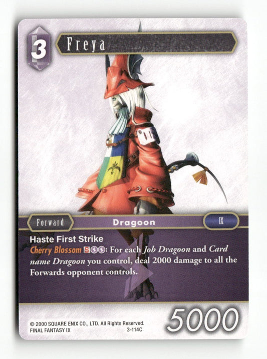 Freya 3-114C Common Opus III Final Fantasy Near Mint
