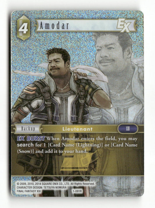 Amodar EX 1-091R Rare Opus I Final Fantasy Foil Near Mint
