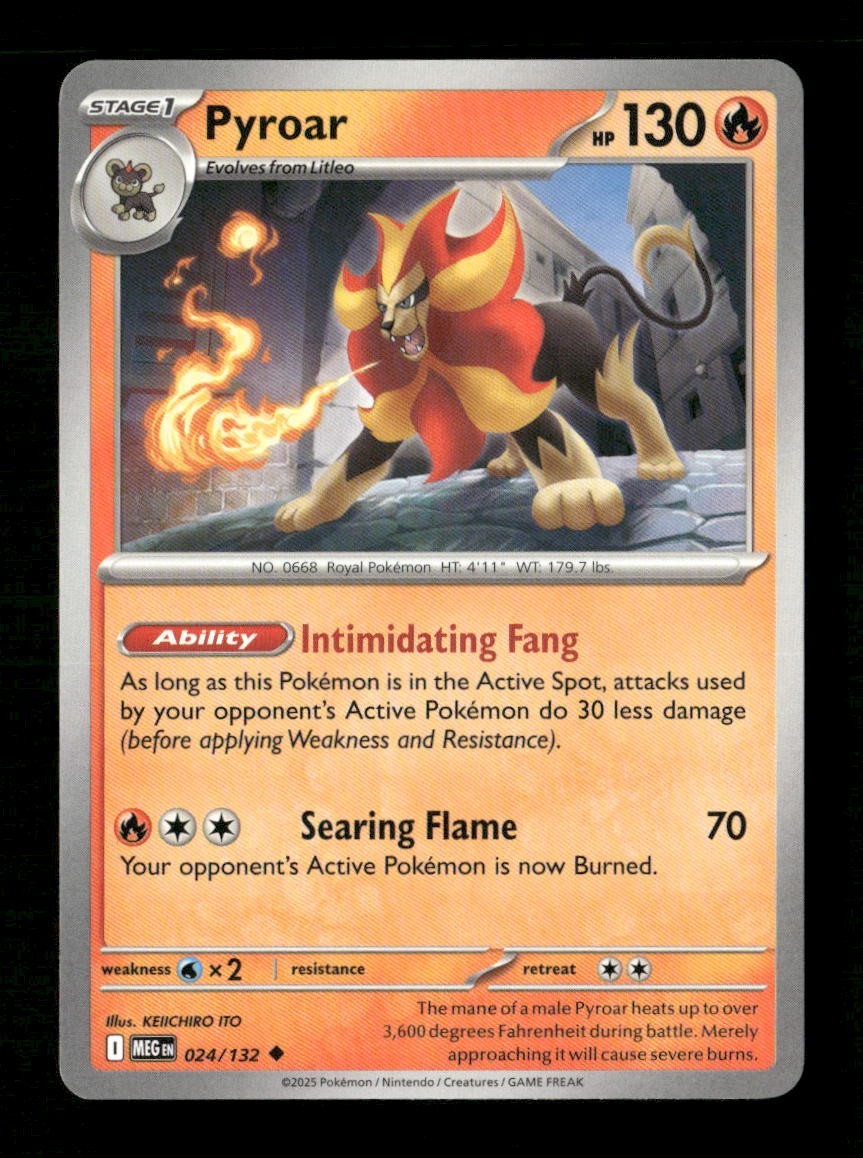 Pyroar #024/132 Normal Pokemon Mega Evolution