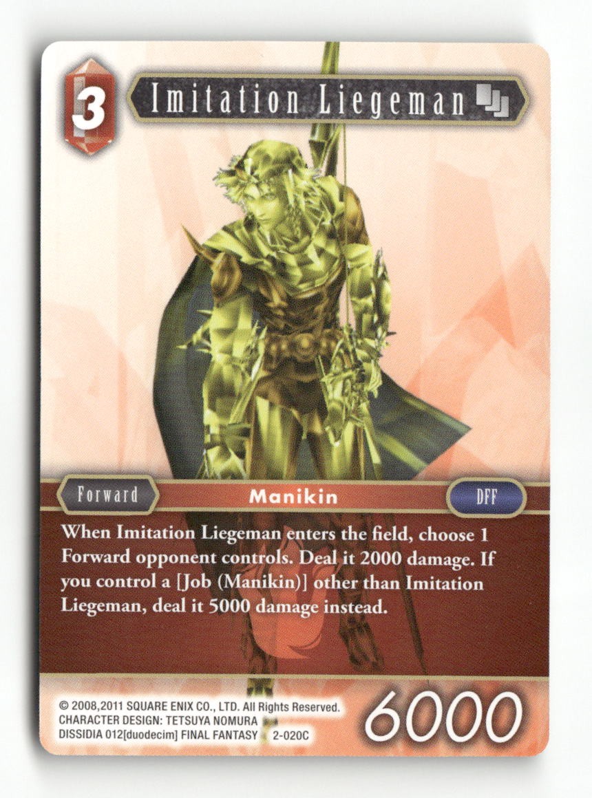 Imitation Liegeman 2-020C Common Opus II Final Fantasy Near Mint