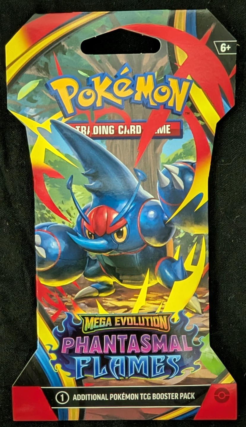 Phantasmal Flames Sleeved Booster Pack Blister Pokemon TCG NEW SEALED (1 PACK)