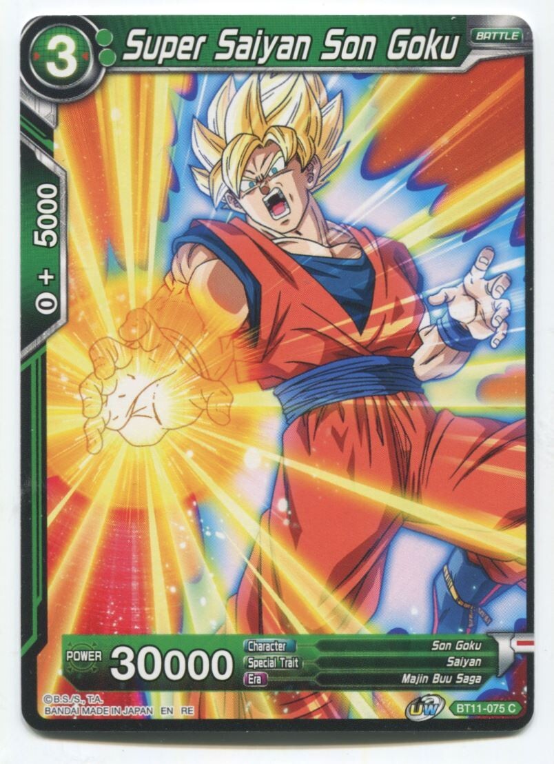 DBS Dragon Ball Super Super Saiyan Son Goku #BT11-075 C Near Mint
