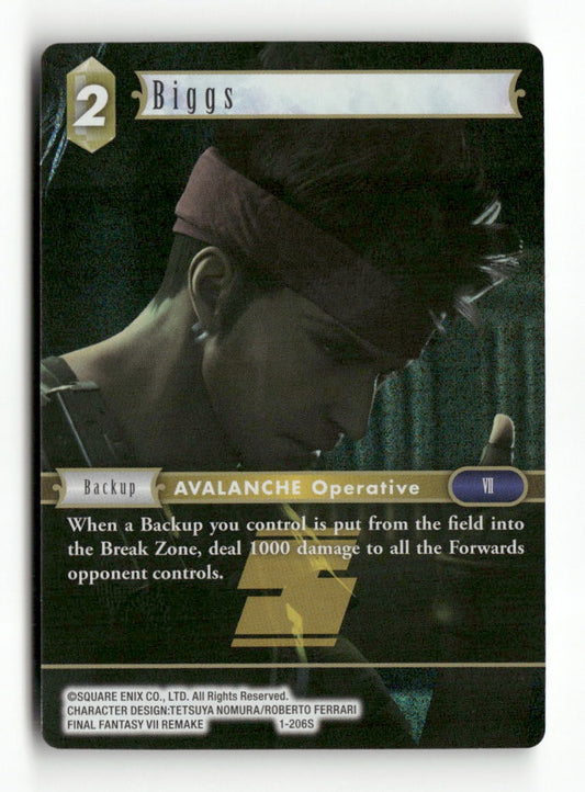 Biggs 1-206S Starter Opus I Final Fantasy Foil Near Mint WAVE 1