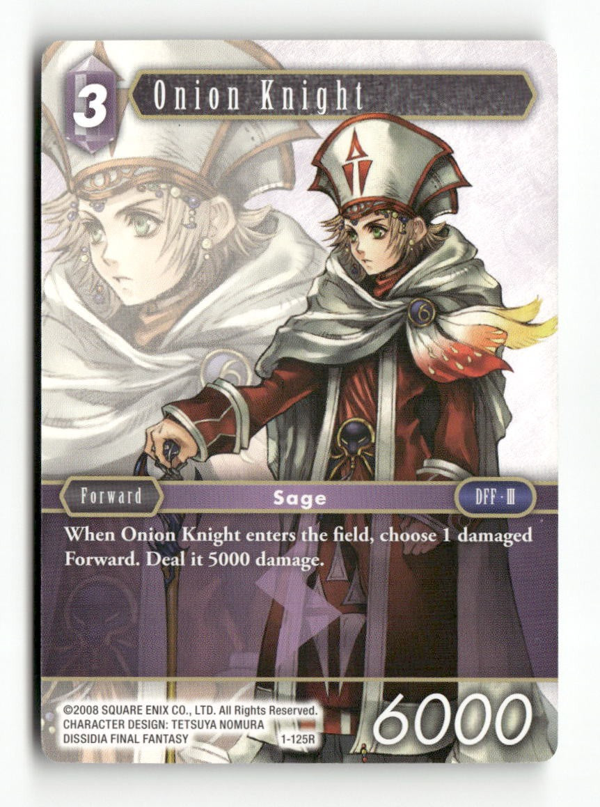 Onion Knight (Sage) 1-125R Rare Opus I Final Fantasy Near Mint
