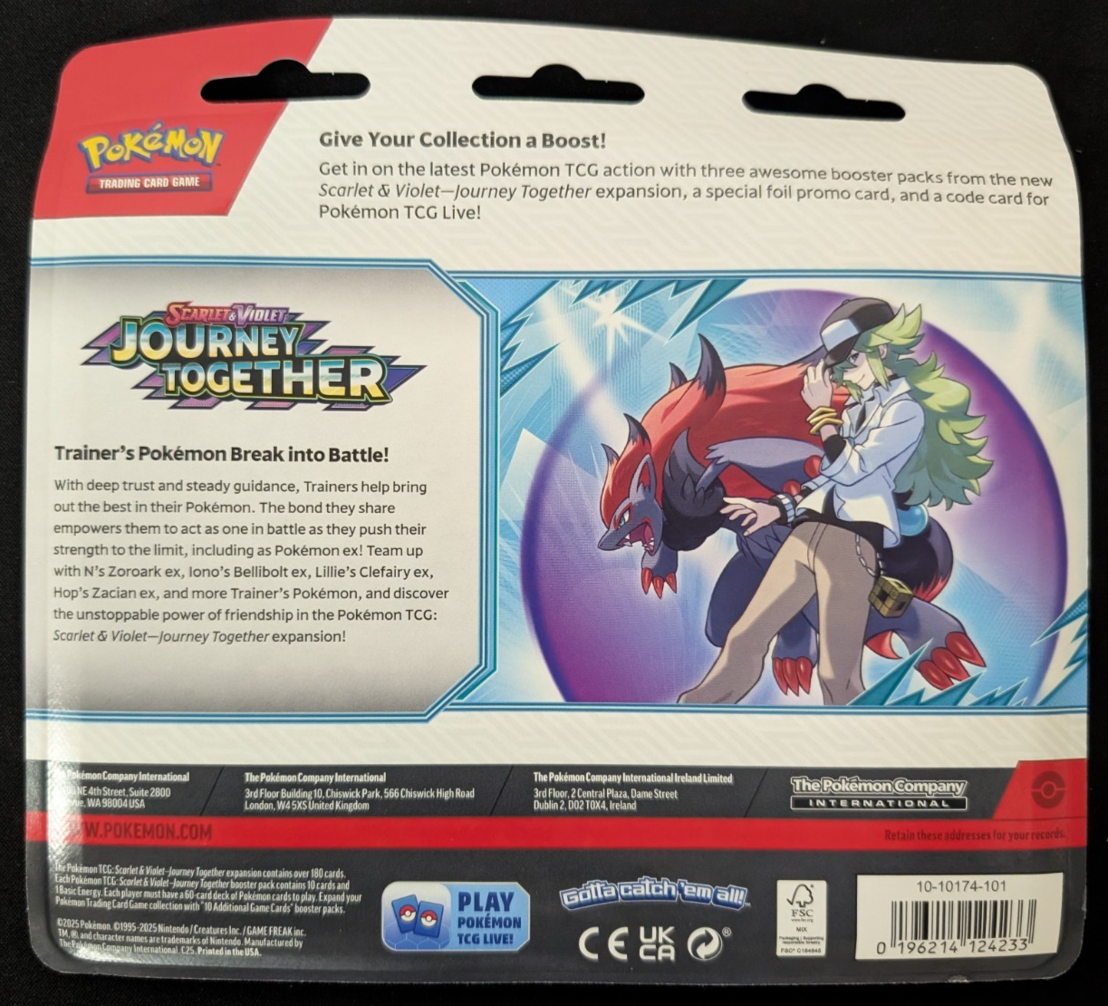 Journey Together 3 Pack Blister Yanmega Pokemon TCG SEALED