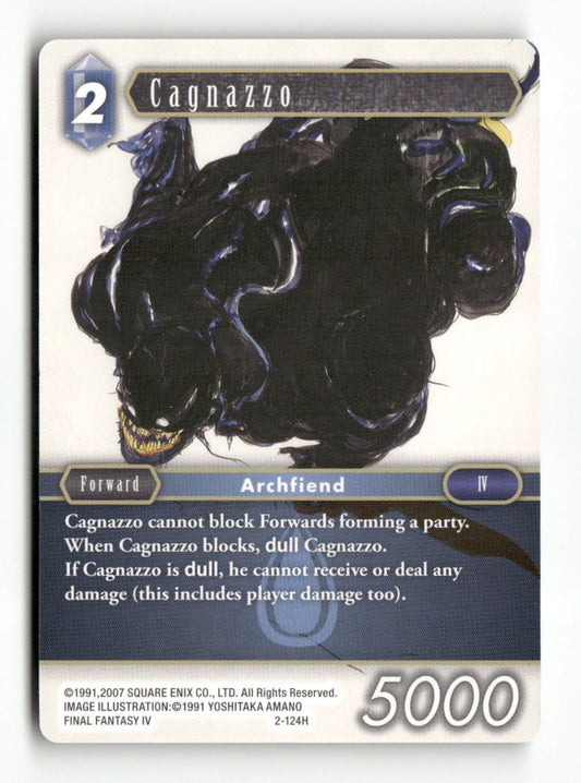 Cagnazzo 2-124H Hero Opus II Final Fantasy Near Mint