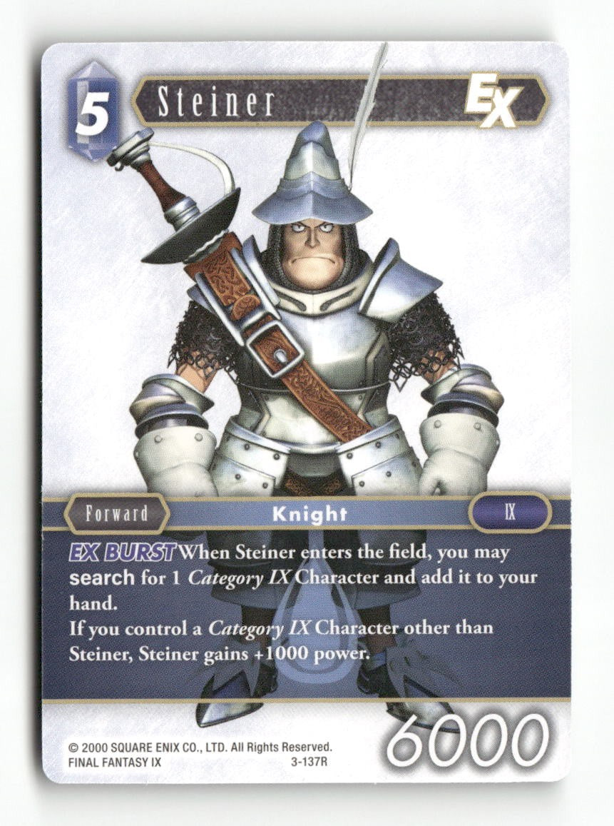 Steiner EX 3-137R Rare Opus III Final Fantasy Near Mint
