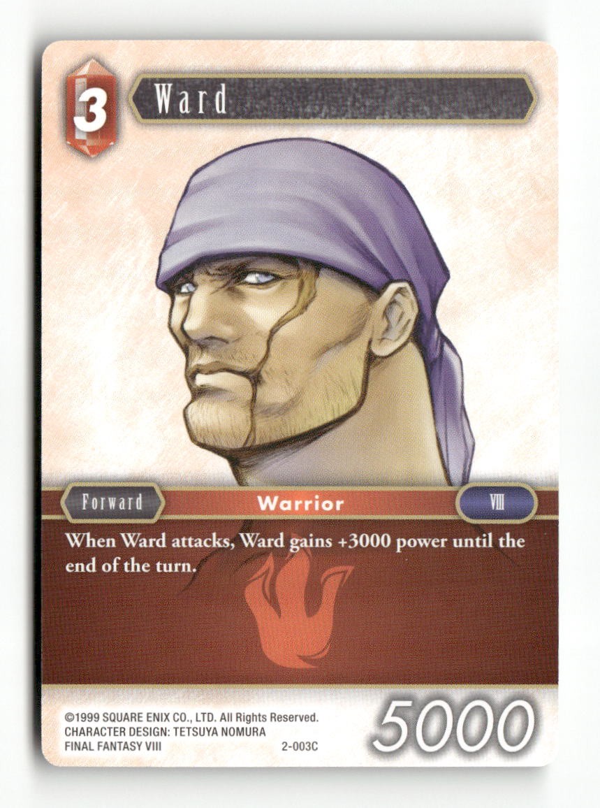 Ward 2-003C Common Opus II Final Fantasy Near Mint