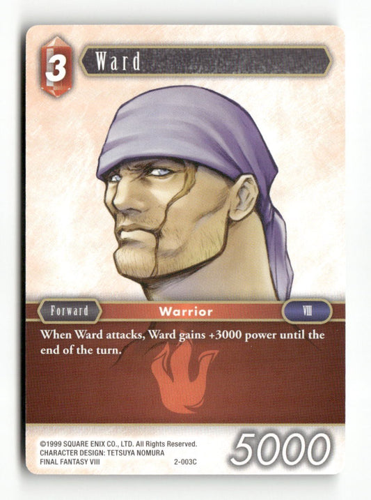 Ward 2-003C Common Opus II Final Fantasy Near Mint