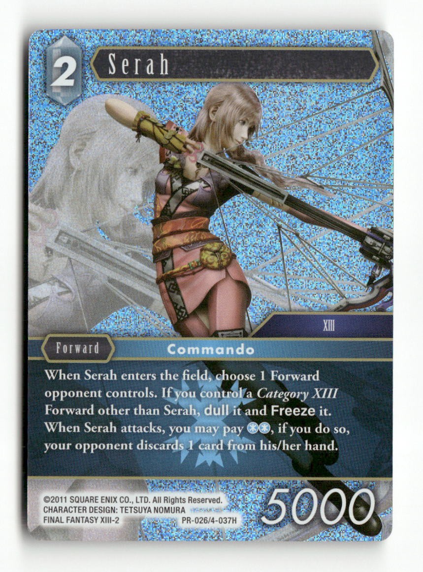 Serah PR-026/4-037H Promo FF: Promo Cards Final Fantasy Foil Near Mint