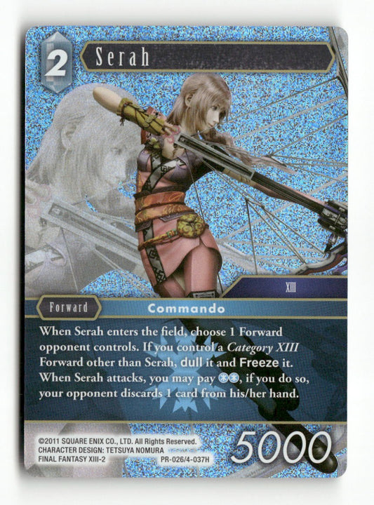 Serah PR-026/4-037H Promo FF: Promo Cards Final Fantasy Foil Near Mint