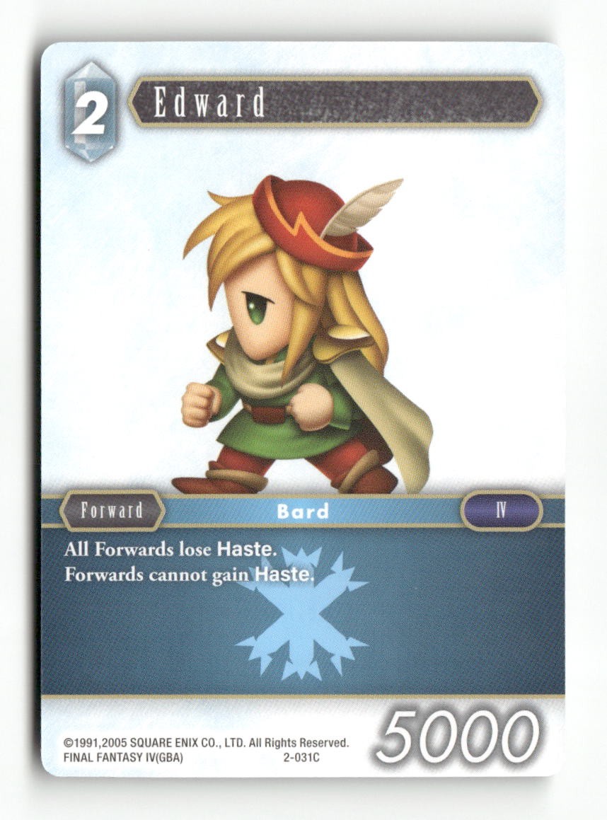 Edward (Common) 2-031C Common Opus II Final Fantasy Near Mint