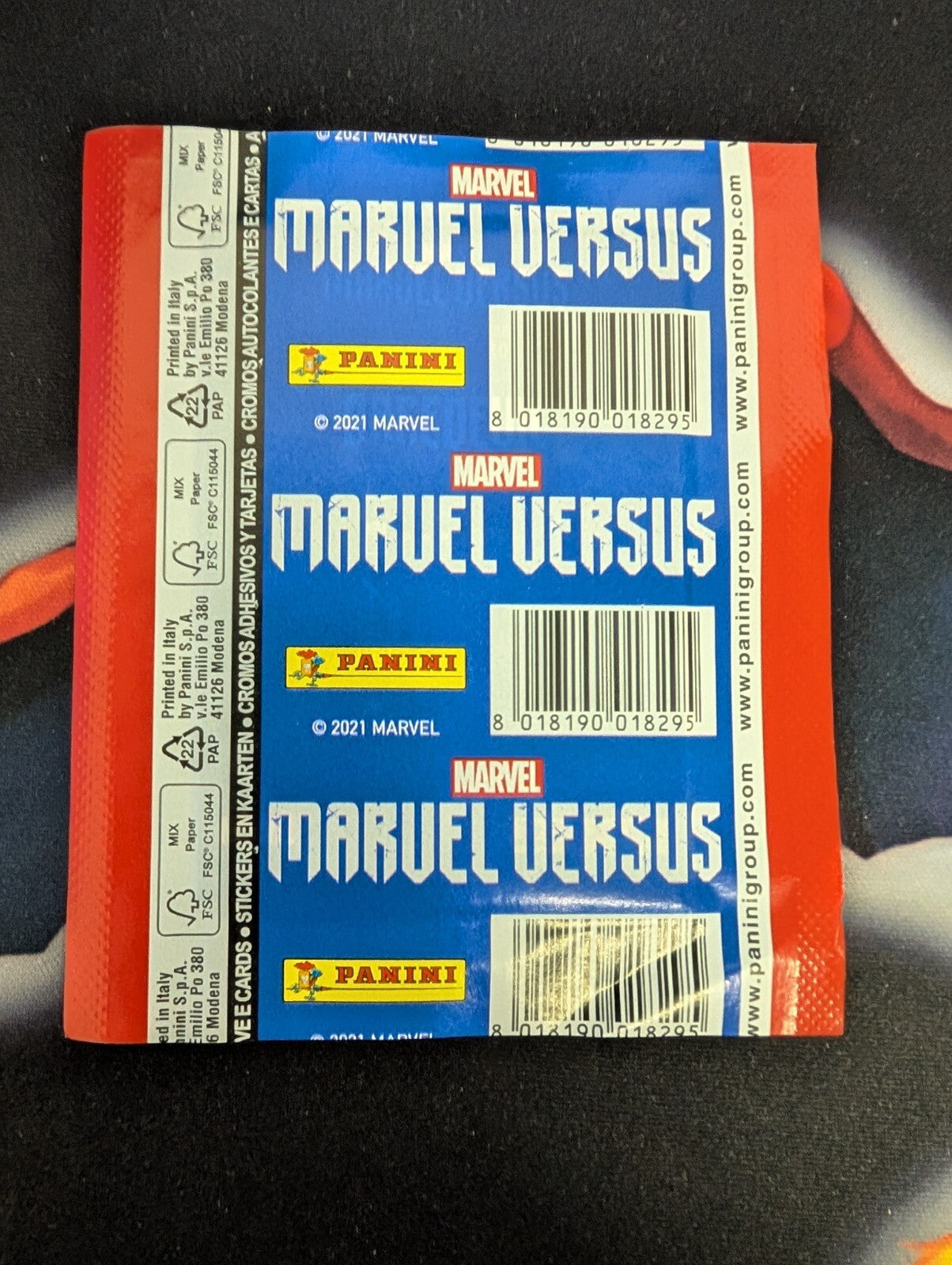 Panini Marvel Versus Sticker Collection ONE Booster Pack Random Art NEW SEALED
