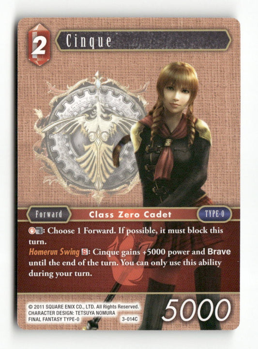 Cinque 3-014C Common Opus III Final Fantasy Near Mint