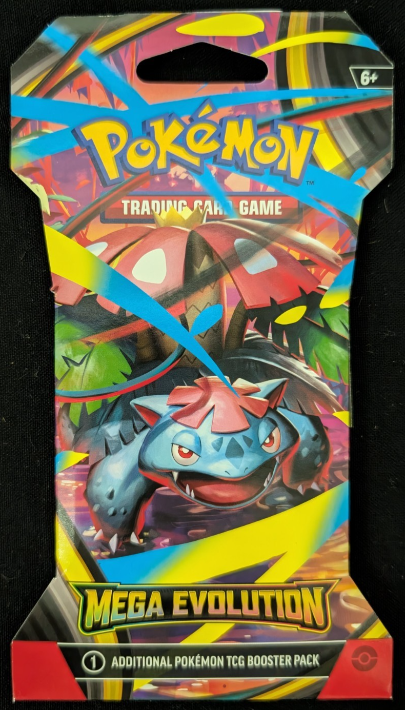 Mega Evolution Sleeved Booster Pack Blister Pokemon TCG NEW SEALED (1 PACK)