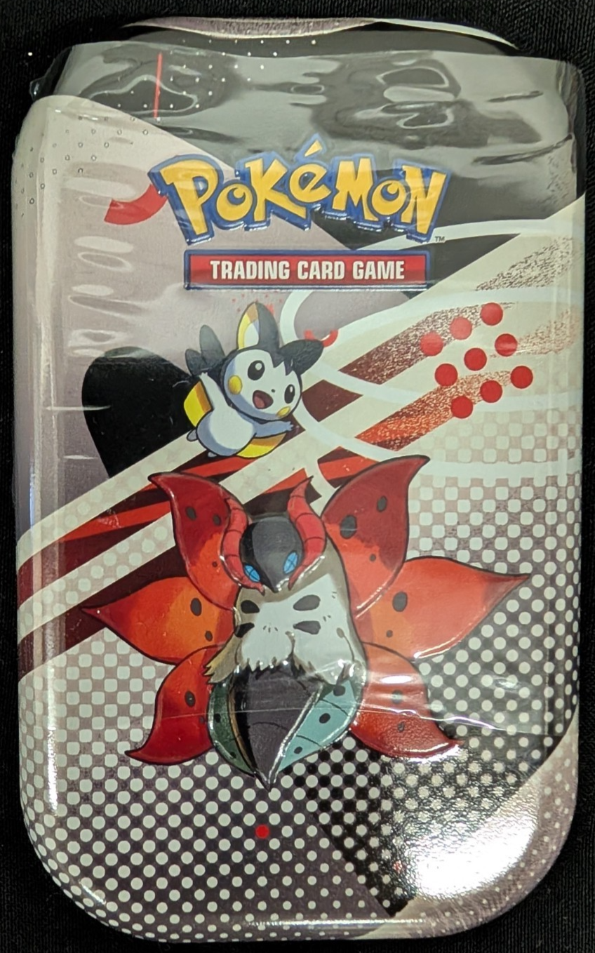 Pokemon Unova Mini Tin Volcarona Emolga SEALED Black Bolt White Flare