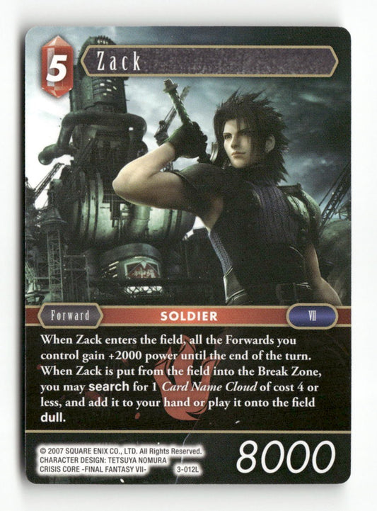 Zack 3-012L Legend Opus III Final Fantasy Near Mint