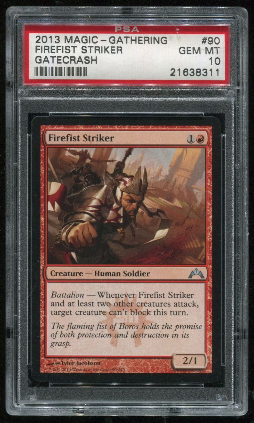 MTG Magic 2013 Gatecrash Firefist Striker #90 PSA 10 Gem Mint