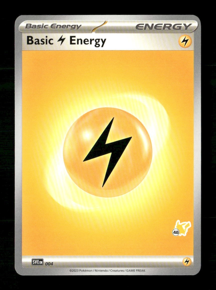 Basic Lightning Energy 48 #4 Pokemon Battle Academy 2024