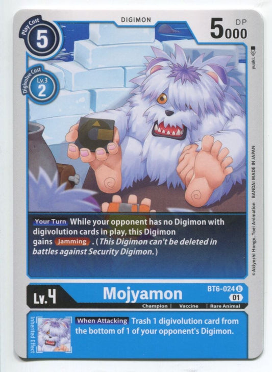 Digimon Card Game Mojyamon #BT6-024 U
