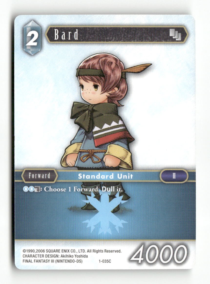 Bard (Arc) - 1-035C 1-035C Common Opus I Final Fantasy Near Mint
