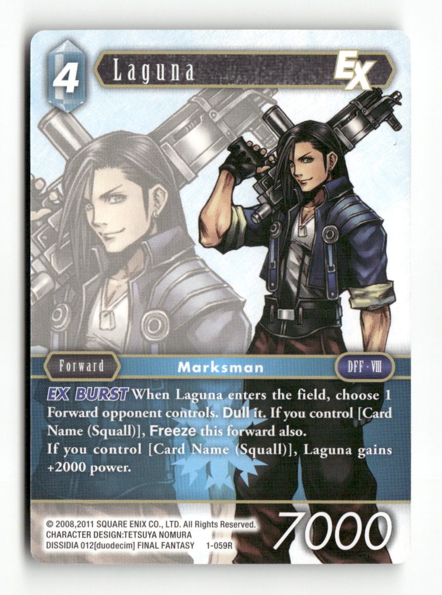 Laguna EX 1-059R Rare Opus I Final Fantasy Near Mint