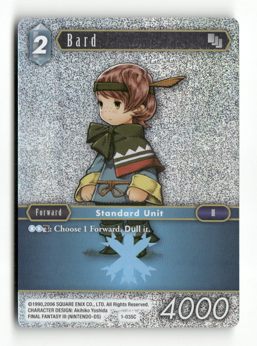 Bard (Arc) - 1-035C 1-035C Common Opus I Final Fantasy Foil Near Mint WAVE 1